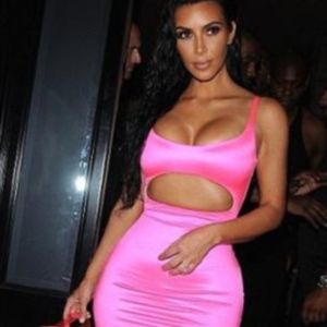 Cut To The Chase Mini Dress - Hot Pink